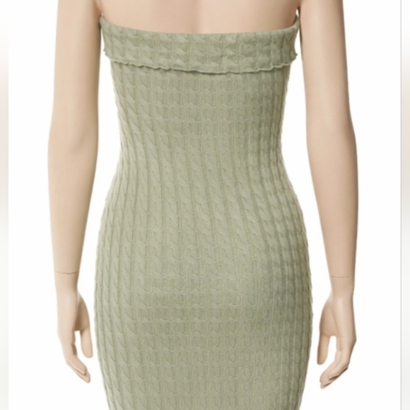 Aya Muse Strapless Sage Long Dress - Picture 8 of 8